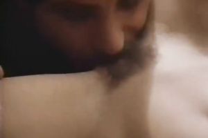 Charming blondie copulates a sexy stud in bedroom in cowgirl style