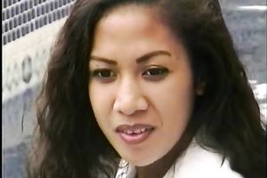 Indonesian super hot and kinky playgirl got her wazoo gap penetrated