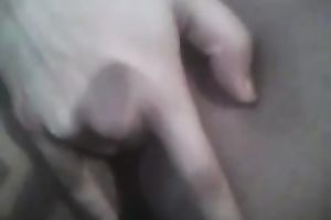 Nasty Indian floozy finger copulates her stretched fur pie on a web camera