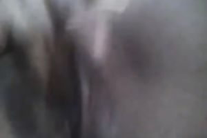 Nasty Indian floozy finger copulates her stretched fur pie on a web camera