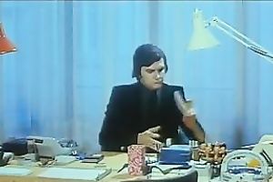 Lustful blondie with charming Tatas gives awesome fellatio to her boss