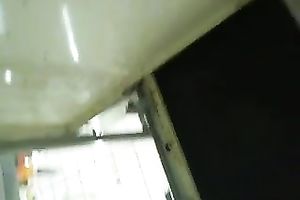 Took super hawt upskirt movie of sizzling sweetheart with valuable wazoo