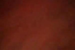 Homemade solo scene with a honey fingering her hairless cunt