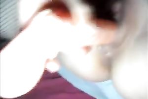 Homemade solo movie scene with me pounding my snatch with a marital-device