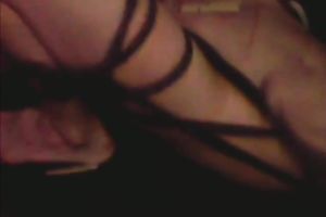 Clamps, sex toy and drubbing for my babe's puffy fur pie