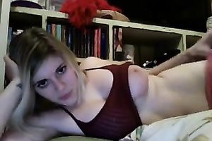 I love showing off my large milk cans on web camera and masturbate
