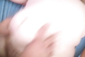 Rotund brunette doxy enjoys coarse sex in the missionary pose