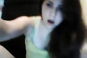 My unbelievably lascivious girlfriend just likes playing with her slit