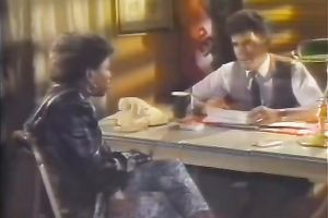 Depraved sweethearts show their fellatio skills in retro episode