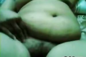 big beautiful woman Indian mama with unshaved muff is drilled missionary style