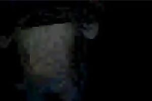 Beautiful dark brown latin chick black cock slut on web camera flashing scoops