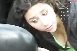 I talked down this excited brunette bitch to engulf my dong