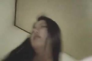 Charming Asian GF definitely likes missionary position