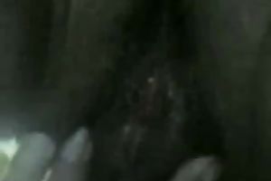 Stretching bushy juicy cum-hole of my Malay lustful sweetheart in her room