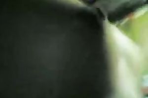 Stretching bushy juicy cum-hole of my Malay lustful sweetheart in her room