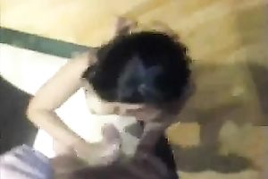 Amateur dark brown spinner sucks my rod and enjoys rear banging