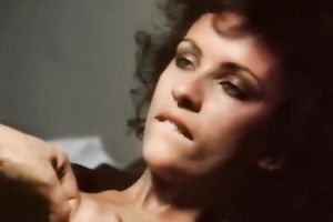 Lovely classic dark brown office wife bonks on the desk