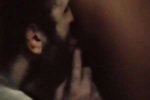 Lovely classic dark brown office wife bonks on the desk