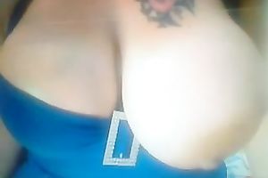 Compilation of scenes with angels showing their large natural love muffins