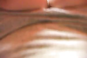 Appetizingly hawt golden-haired with large pointer sisters is rubbing her pink cum-hole for me