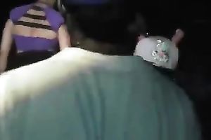 Fat ebon BBC slut gives a twerking show on a club's stage