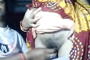 My Indian girlfriend can't live without flaunting her breasts and cum-hole