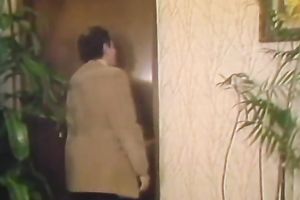 Desirable blond white lady blows dude's hard pecker in the living room