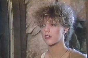 Desirable blond white lady blows dude's hard pecker in the living room