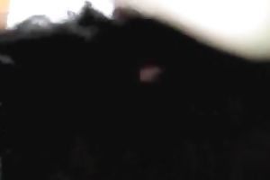 A chap plays with his GF's large natural bra buddies in the morning