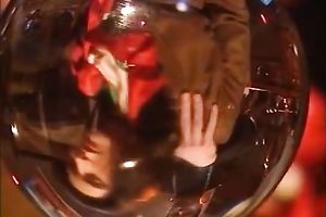 Horny and messy brunette hair whore with nice body acquires screwed