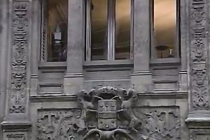 Horny and messy brunette hair whore with nice body acquires screwed