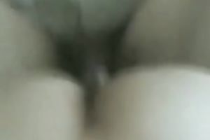 My Asian wifey sucks my prick and lets me pound her hirsute cookie