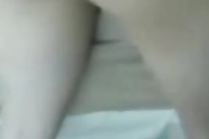 My Asian wifey sucks my prick and lets me pound her hirsute cookie