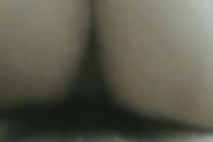 My Asian wifey sucks my prick and lets me pound her hirsute cookie