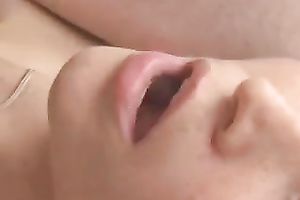 Petite German girlfriend gives me steamy oral stimulation and takes mouthful