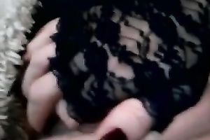 Watch my perverted ex GF toying her hairless muff in solo movie