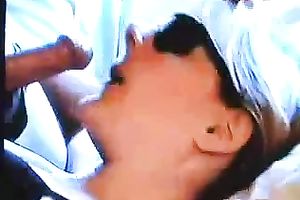 Salacious milf sucks my weiner and acquires a large facial spunk flow