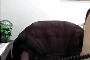 I love to fuck my love tunnel with my fake penis when I am at work