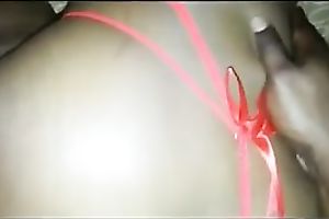 POV movie scene with a dark pair making love in the bedroom