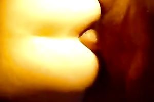 My blindfolded girl sucks my prick and lets me smash her chocolate hole