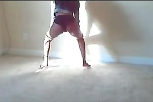 Two nice-looking black skin chicks with charming booties shaking