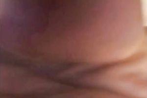 Amateur blond playgirl fingers her bald bawdy cleft in cam solo movie scene