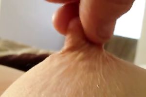 I love squeezing my girlfriend's merry nipps in front of a camera