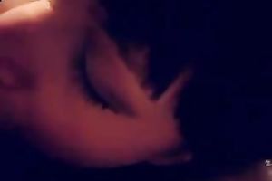 Luscious emo wench blows and enjoys it deep from behind