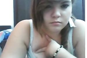 Chubby lalin girl legal age teenager honey on webcam wishes to flash her scoops