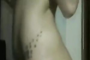 Homemade solo with me demonstrating my pants and brassiere