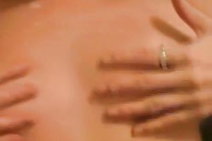 Slutty and immodest red head sucks the penis smeared with semen