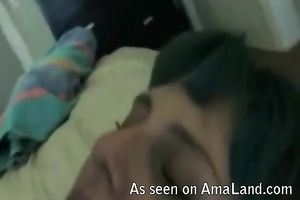 Curvy brunette mom acquires her booty aperture screwed in mish pose