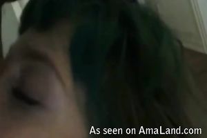 Curvy brunette mom acquires her booty aperture screwed in mish pose