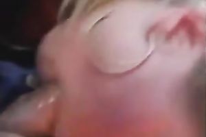 My fuckable blonde sweetheart acquires a protein facial mask